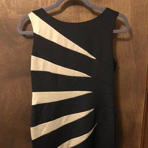 R&M Richards Black and beige dress - Size 4P EUC